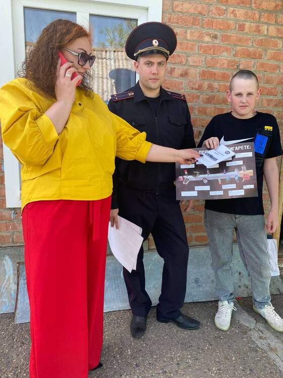 В Новоалександровске в рамках акции «Твой выбор-2024» полицейские провели профмероприятия