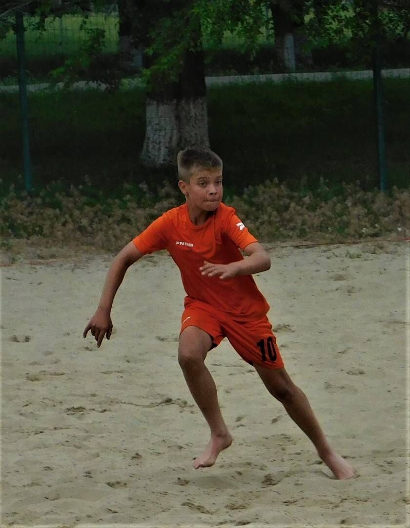 Турнир по пляжному футболу среди детей 2011 г.р., посвященный Дню России.